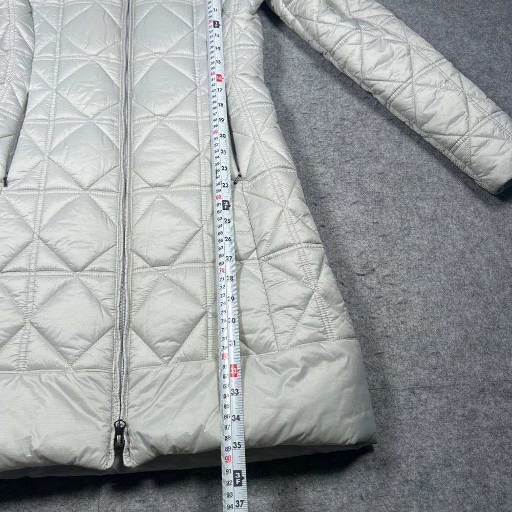 Patagonia Low sky Parka Coat Women Small Grey Fiona Quilted Puffer Jacket Winter - Picture 8 of 16
